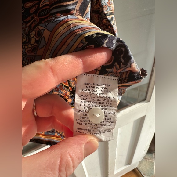 Silky Paisley Loungewear / Pajama Set - Picture 6 of 6